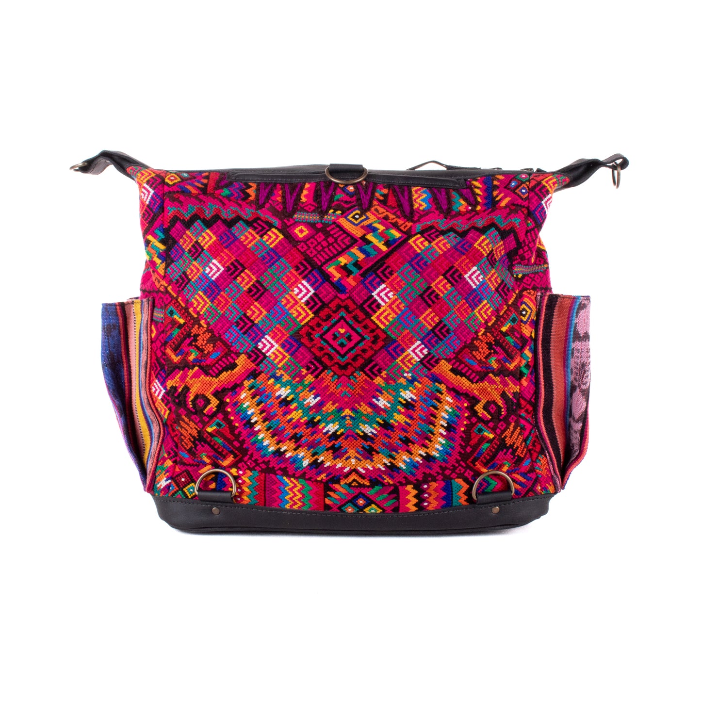 BEATRIZ MCDB + DIAMANTE STRAP - OOAK HUIPIL - BLACK - 18871