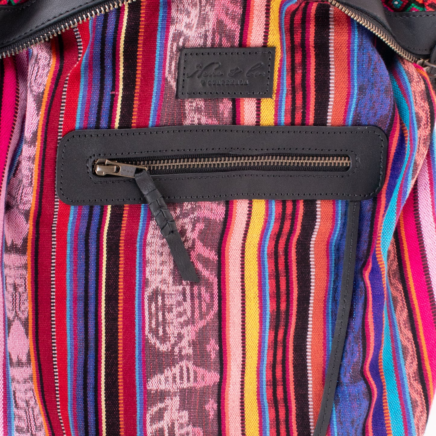 BEATRIZ MCDB + DIAMANTE STRAP - OOAK HUIPIL - BLACK - 18871