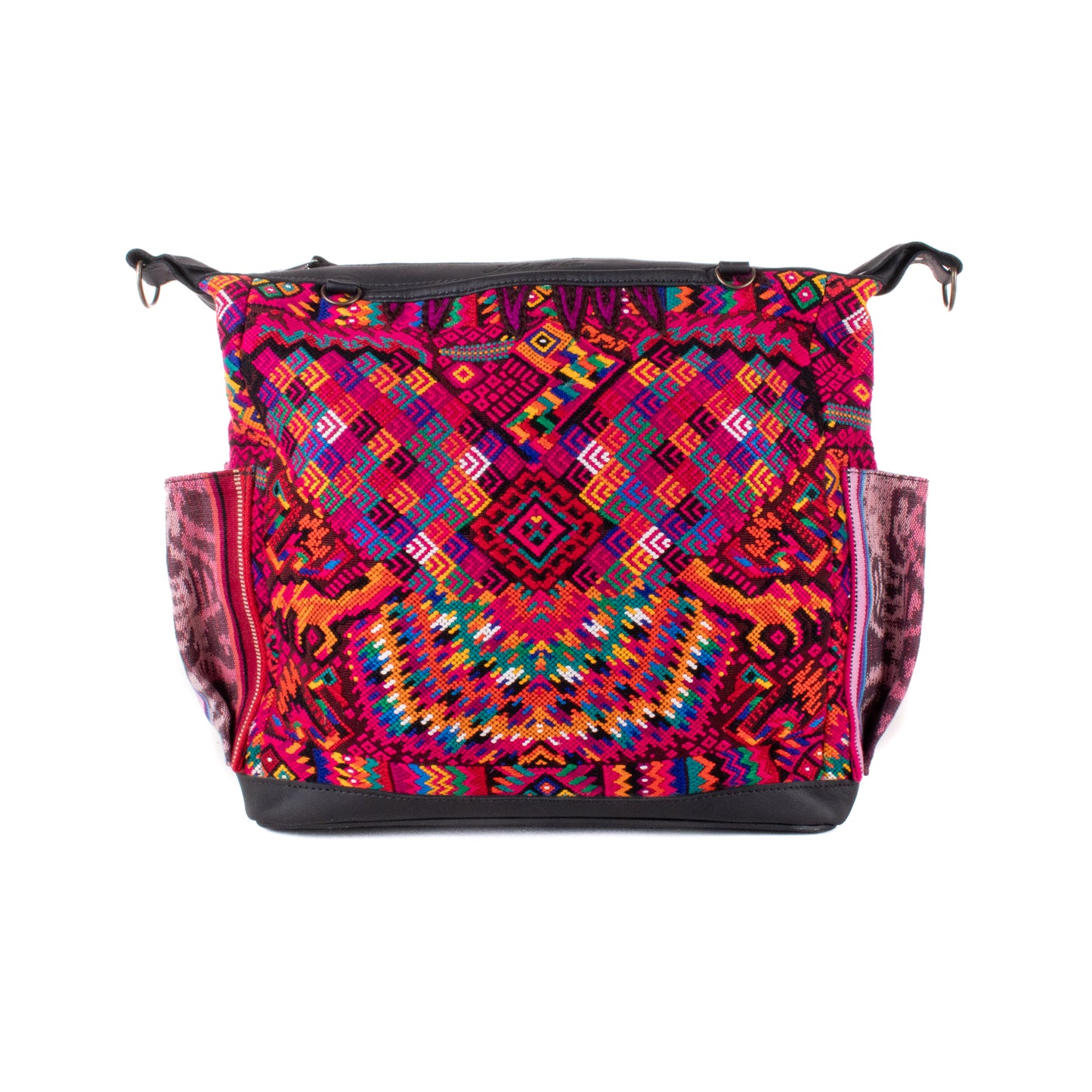 BEATRIZ MCDB + DIAMANTE STRAP - OOAK HUIPIL - BLACK - 18871