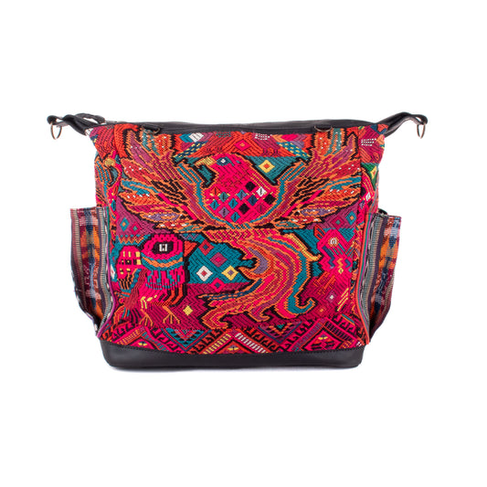 BEATRIZ MCDB + DIAMANTE STRAP - OOAK HUIPIL - BLACK - 18872