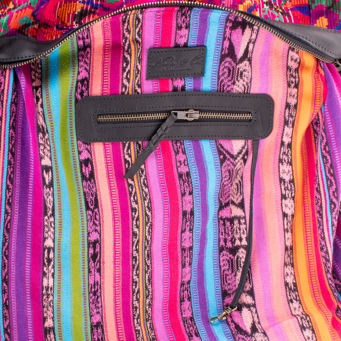 BEATRIZ CDB + DIAMANTE STRAP - OOAK HUIPIL - BLACK - NO. 18876