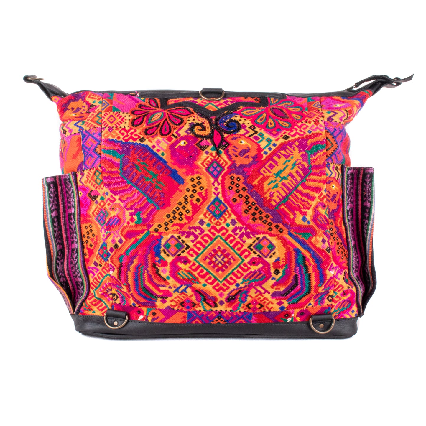 BEATRIZ CDB + DIAMANTE STRAP - OOAK HUIPIL - BLACK - NO. 18878