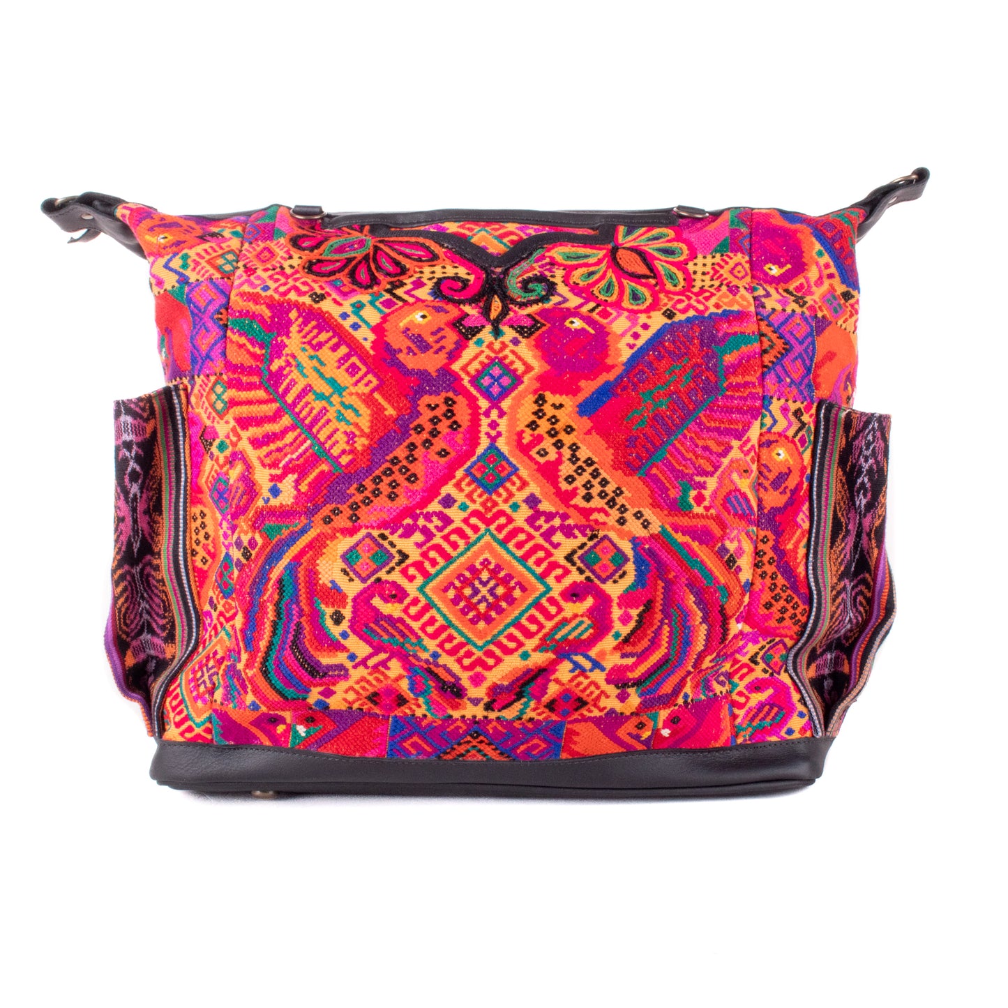 BEATRIZ CDB + DIAMANTE STRAP - OOAK HUIPIL - BLACK - NO. 18878