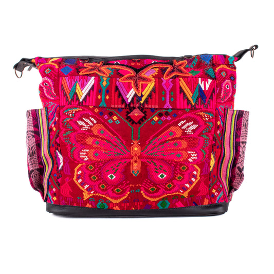 BEATRIZ CDB + DIAMANTE STRAP - OOAK HUIPIL - BLACK - NO. 18879