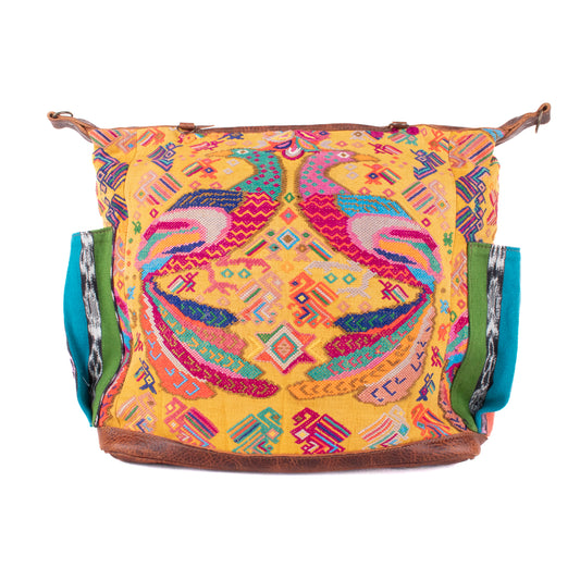 BEATRIZ CDB + DIAMANTE STRAP - OOAK HUIPIL - HONEY - NO. 18892