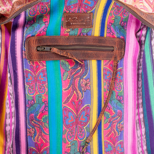 BEATRIZ CDB + DIAMANTE STRAP - OOAK HUIPIL - HONEY - NO. 18893