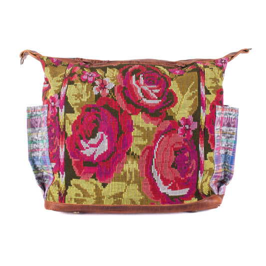 BEATRIZ CDB + DIAMANTE STRAP - OOAK HUIPIL - HONEY - NO. 18897