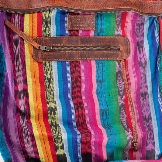 BEATRIZ CDB + DIAMANTE STRAP - OOAK HUIPIL - HONEY - NO. 18899