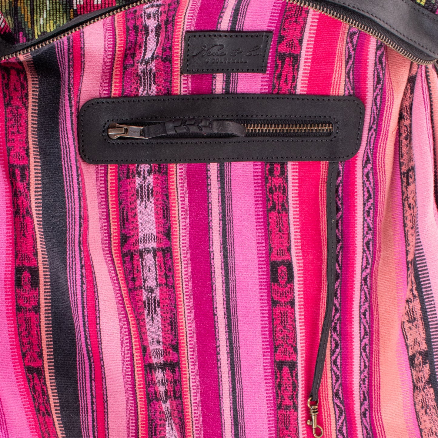 BEATRIZ CDB + DIAMANTE STRAP - OOAK HUIPIL - BLACK - NO. 18903