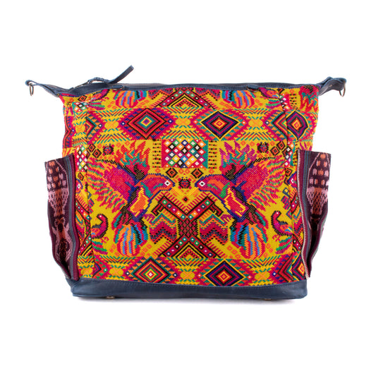 BEATRIZ CDB + DIAMANTE STRAP - OOAK HUIPIL - NAVY - NO. 18908