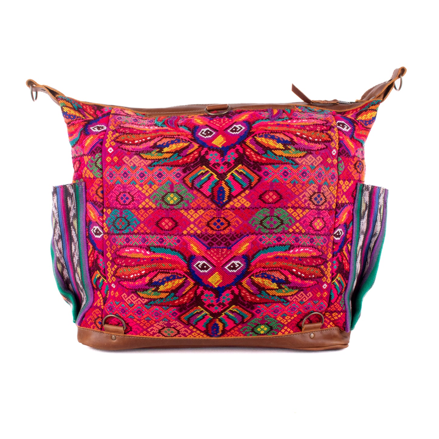 BEATRIZ CDB + DIAMANTE STRAP - OOAK HUIPIL - CAFE - NO. 18910