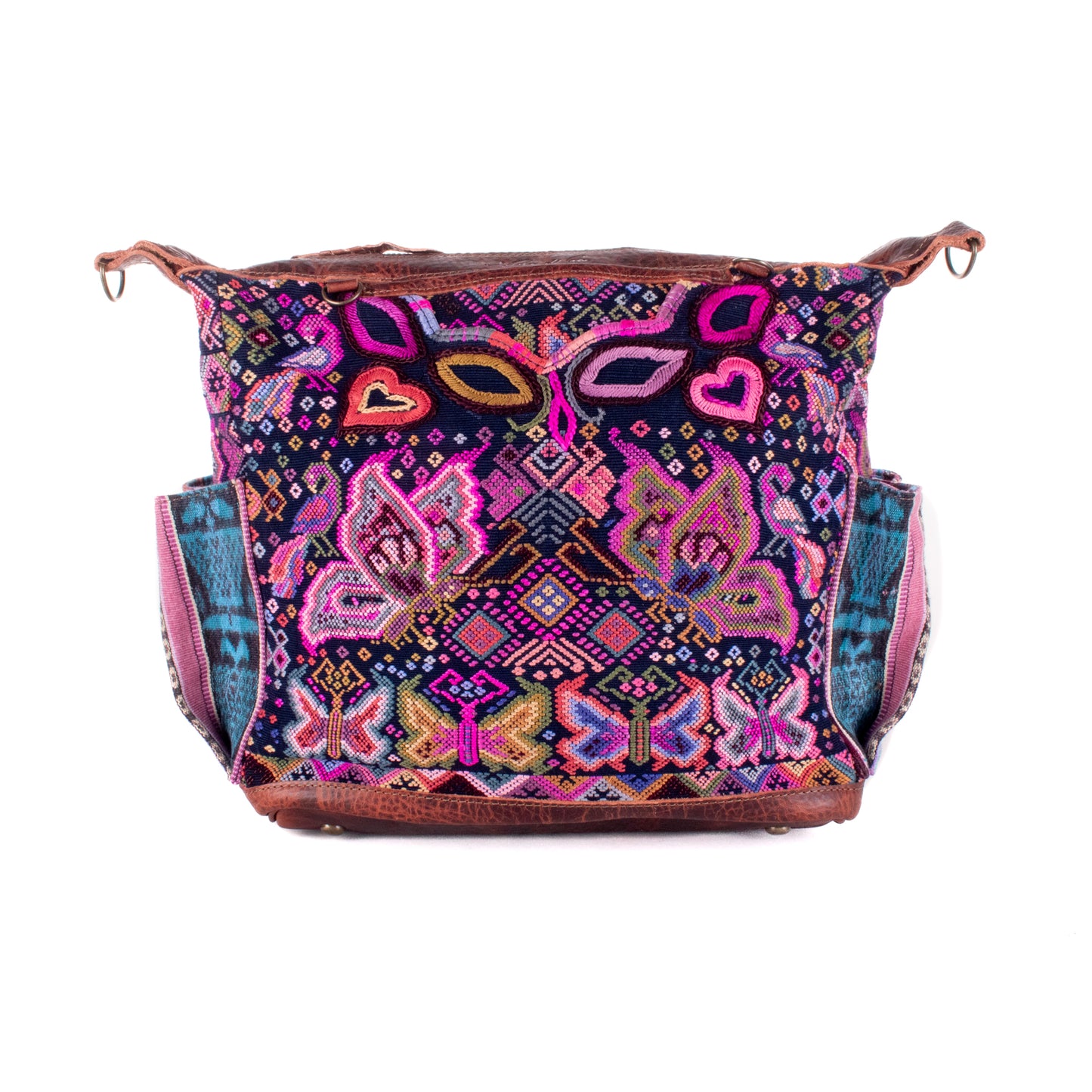 BEATRIZ MCDB + DIAMANTE STRAP - OOAK HUIPIL - COPPER - 18917