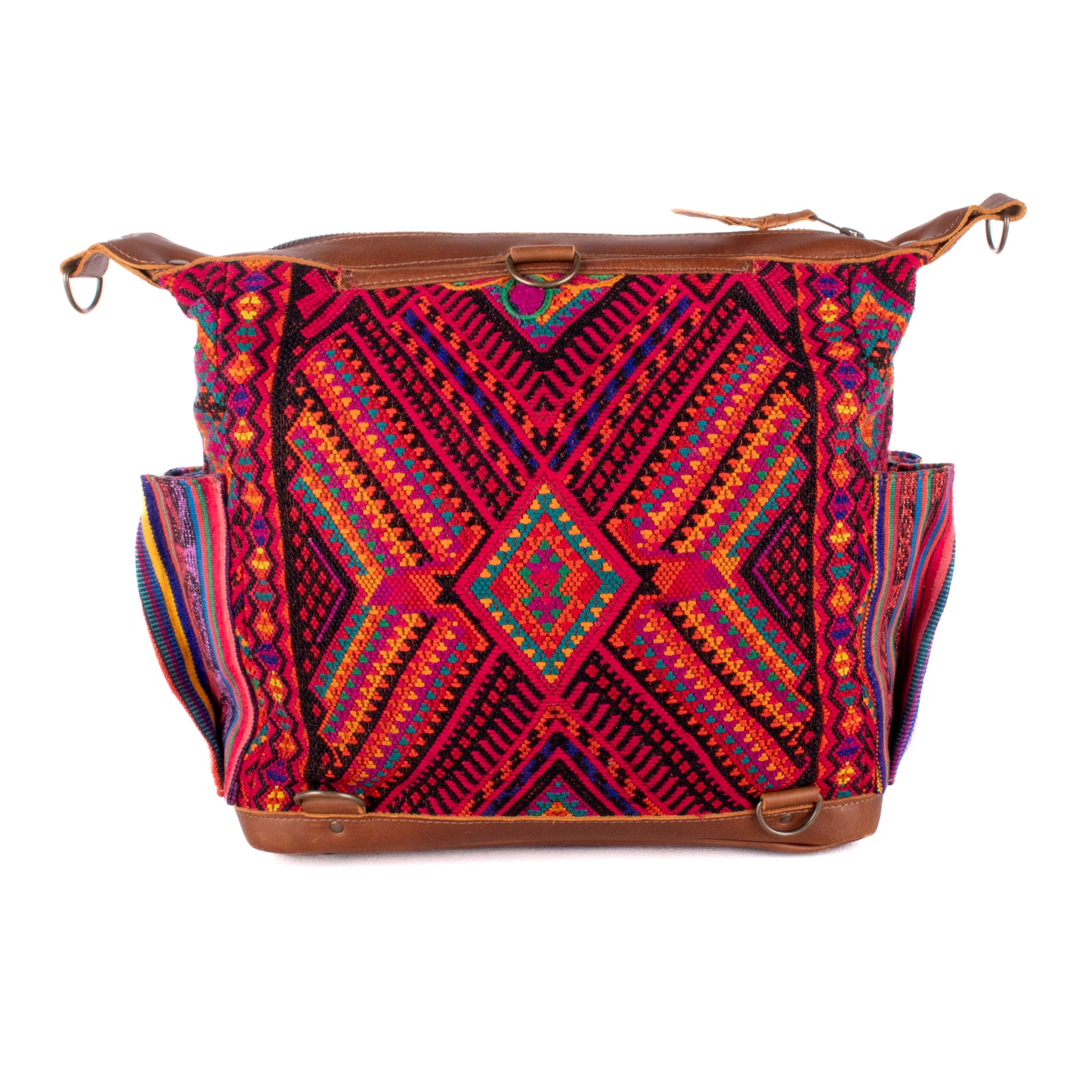 BEATRIZ MCDB + DIAMANTE STRAP - OOAK HUIPIL - CAFE - 18918