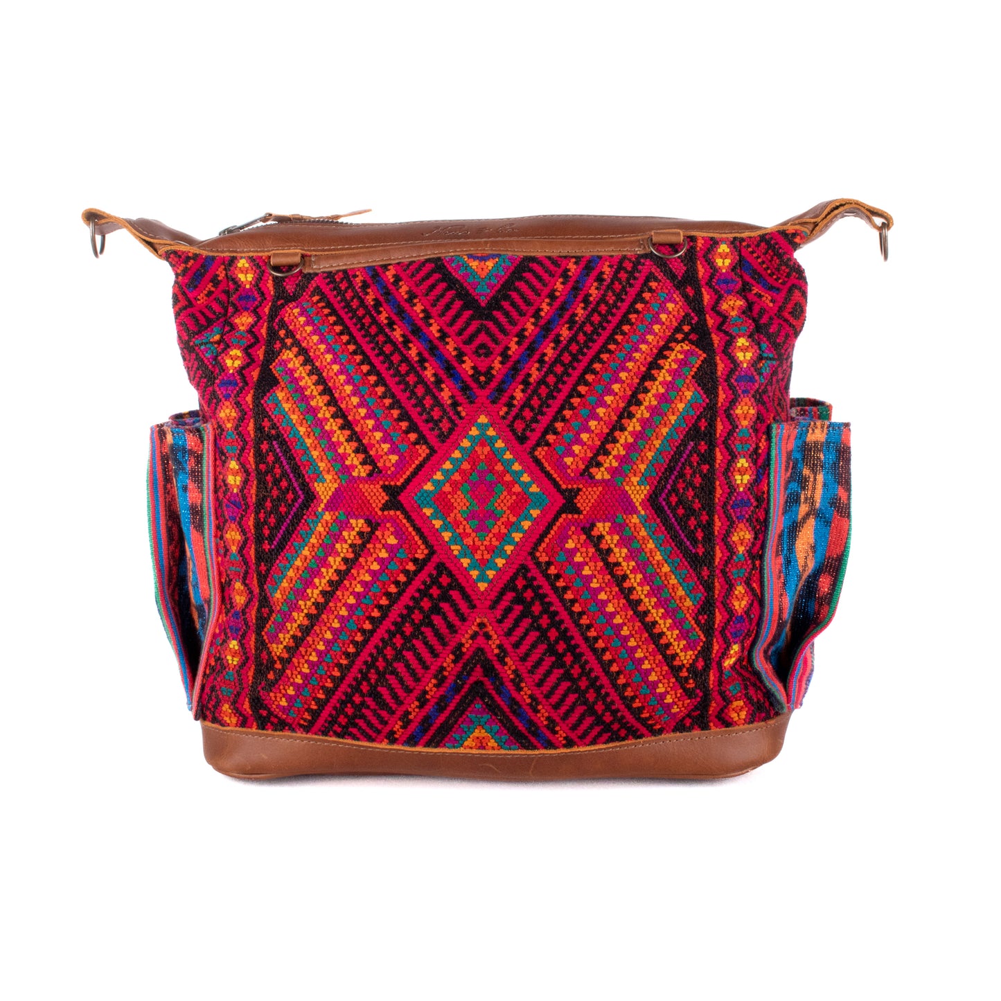 BEATRIZ MCDB + DIAMANTE STRAP - OOAK HUIPIL - CAFE - 18918