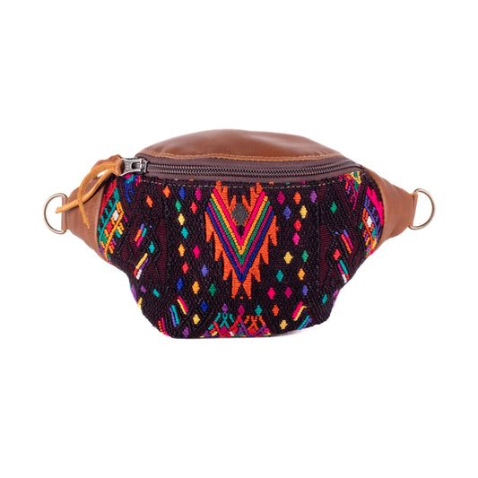 FANCY POUCH - OOAK HUIPIL - CAFE - NO. 18973