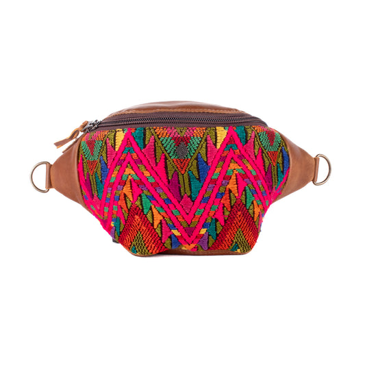 FANCY POUCH - OOAK HUIPIL - CAFE - NO. 18974