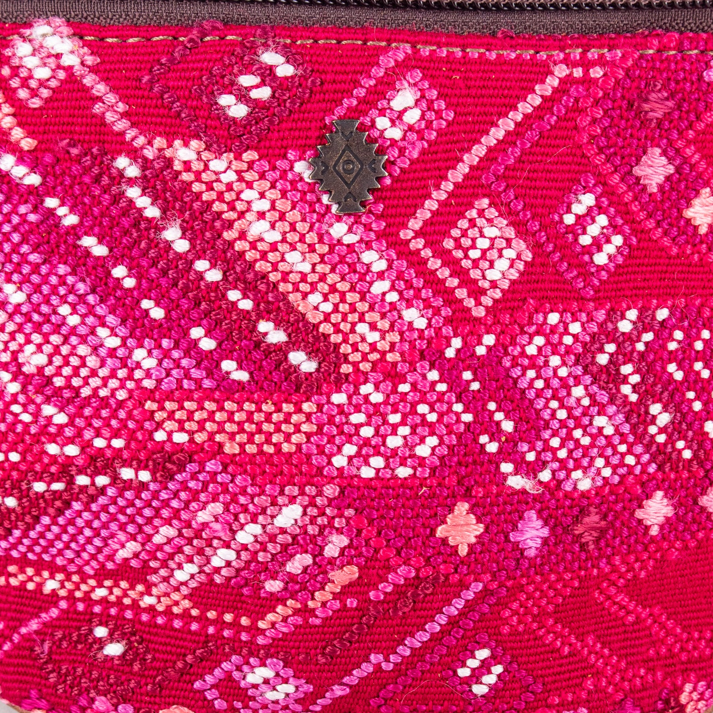 FANCY POUCH - OOAK HUIPIL - CAFE - NO. 18975