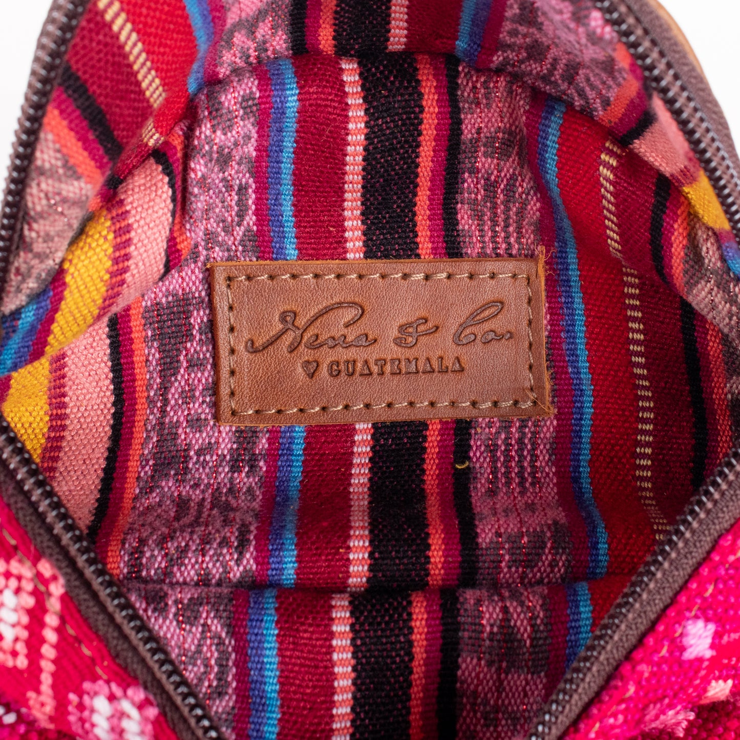 FANCY POUCH - OOAK HUIPIL - CAFE - NO. 18975