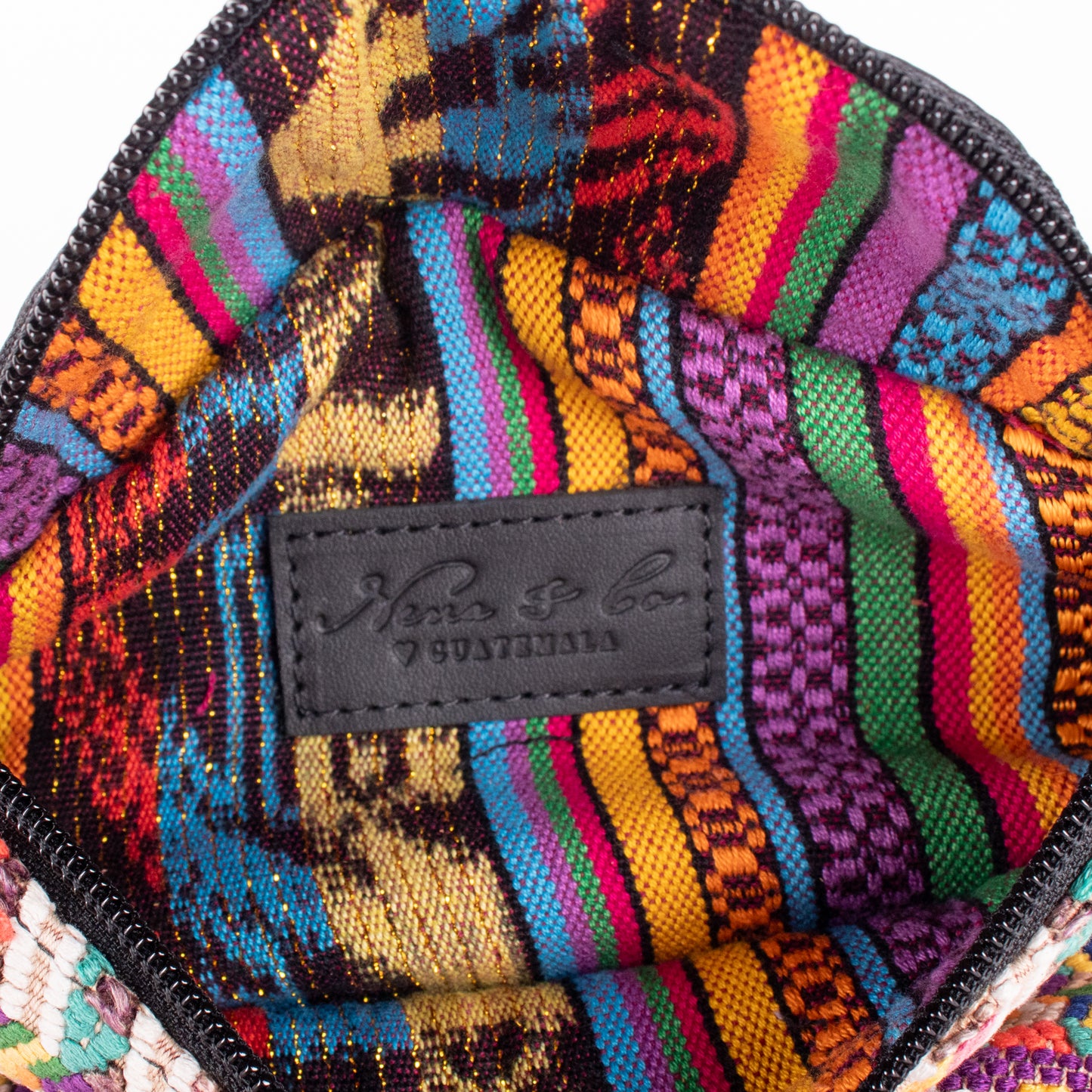 FANCY POUCH - OOAK HUIPIL - BLACK - NO. 18977
