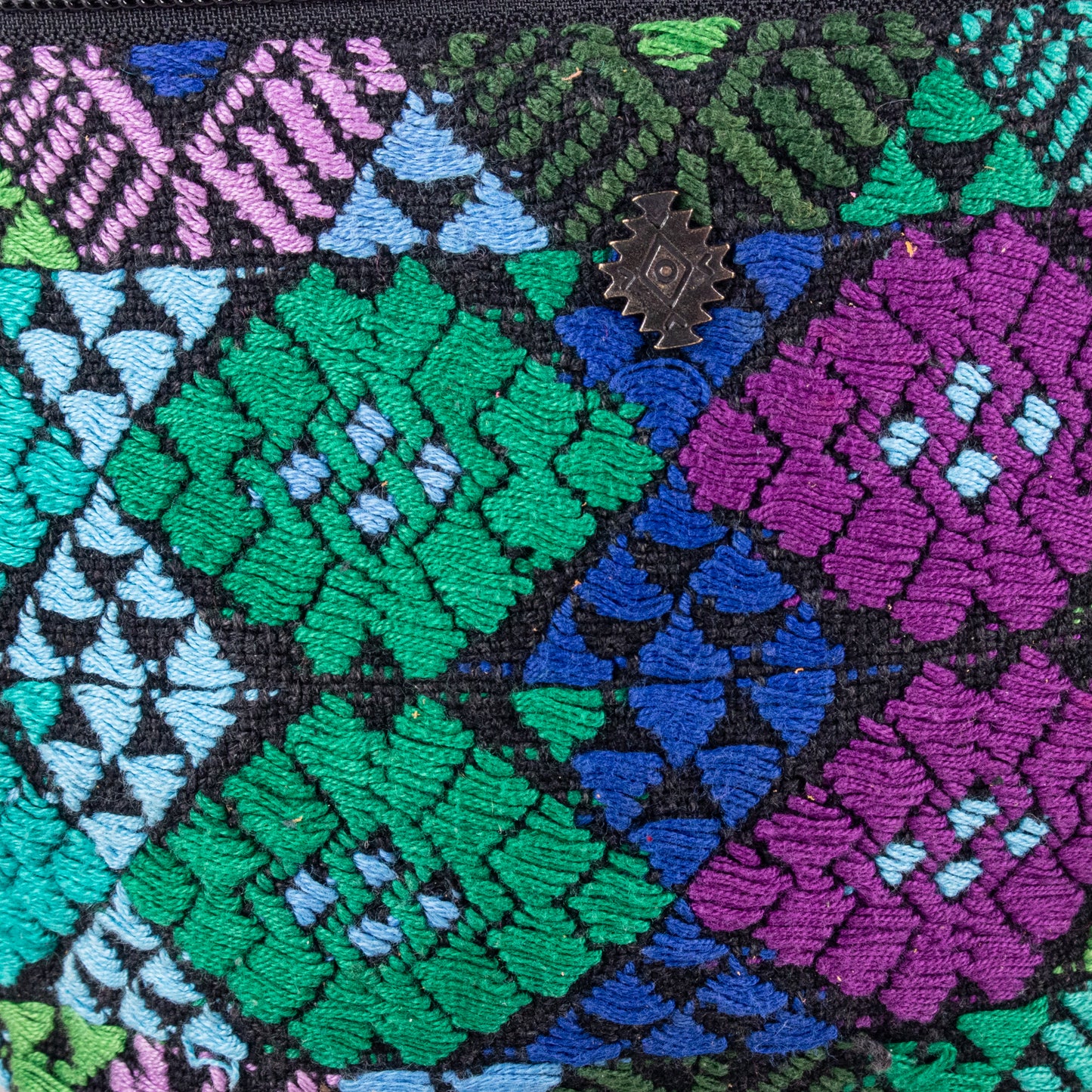 FANCY POUCH - OOAK HUIPIL - BLACK - NO. 18981