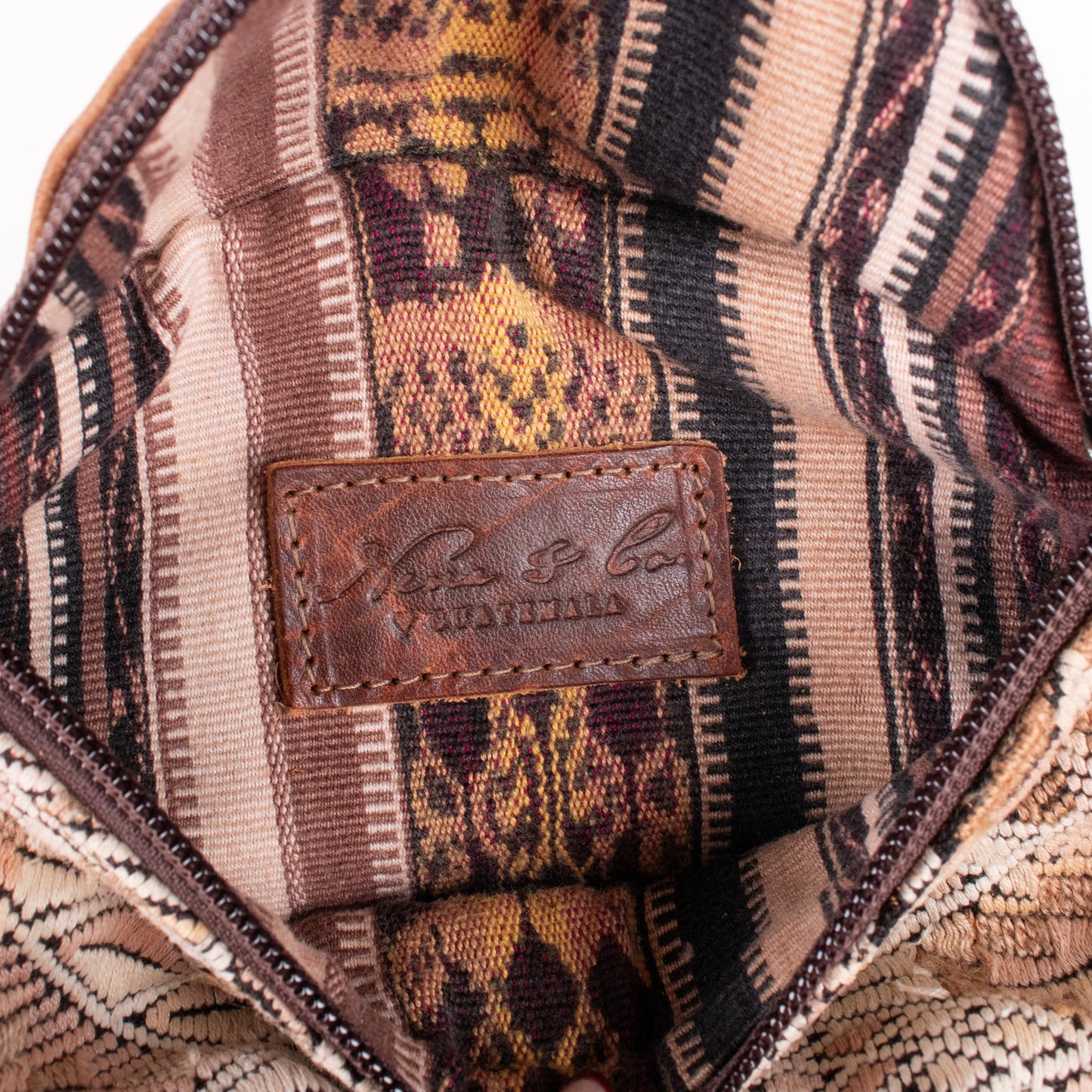 FANCY POUCH - OOAK HUIPIL - HONEY - NO. 18982