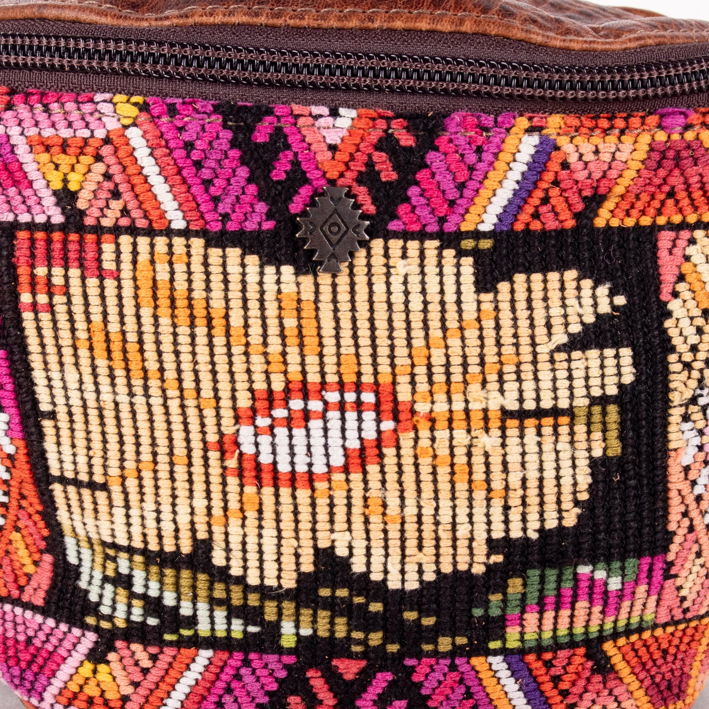 FANCY POUCH - OOAK HUIPIL - HONEY - NO. 18983