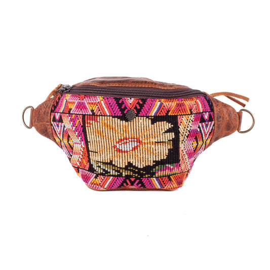 FANCY POUCH - OOAK HUIPIL - HONEY - NO. 18983