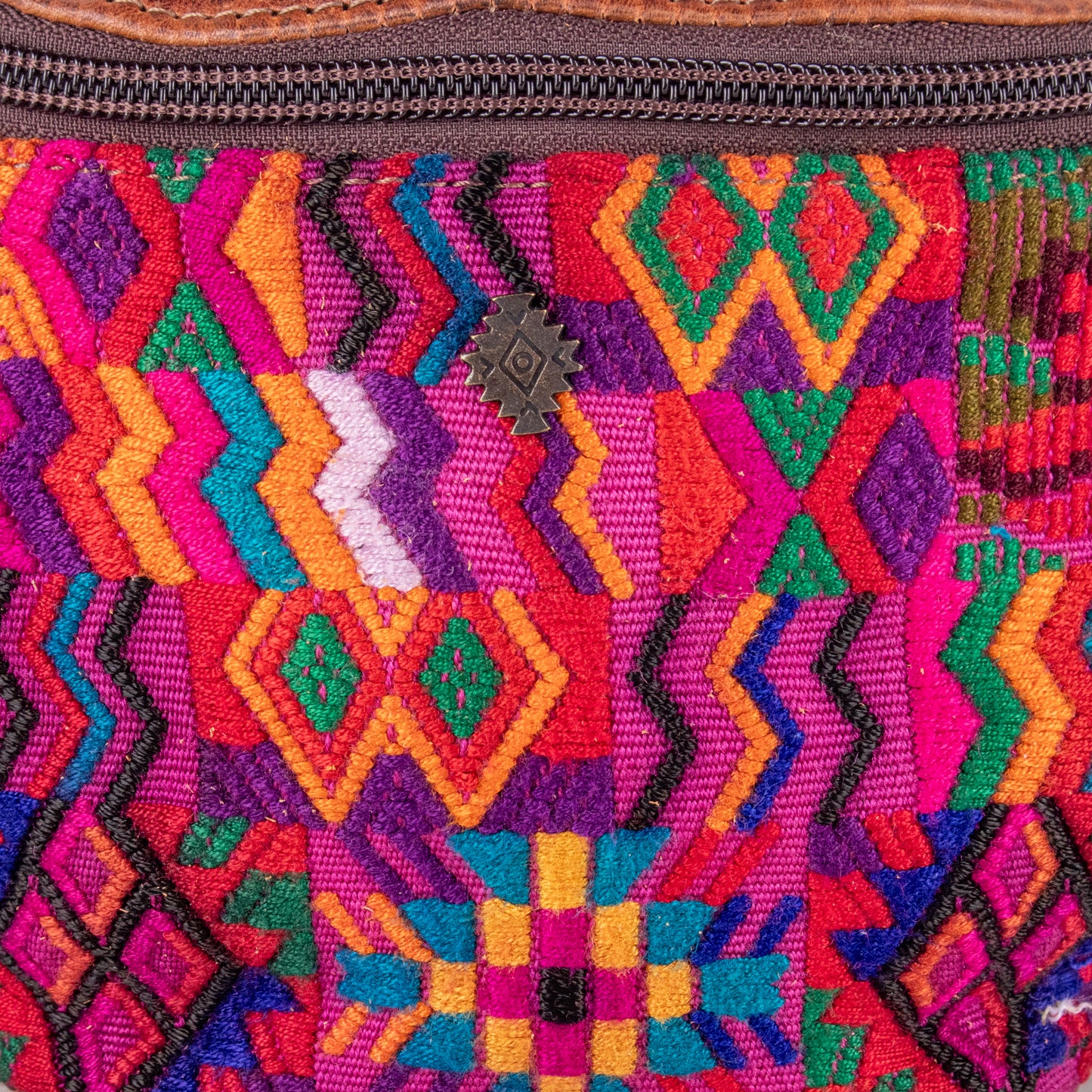 FANCY POUCH - OOAK HUIPIL - HONEY - NO. 18984