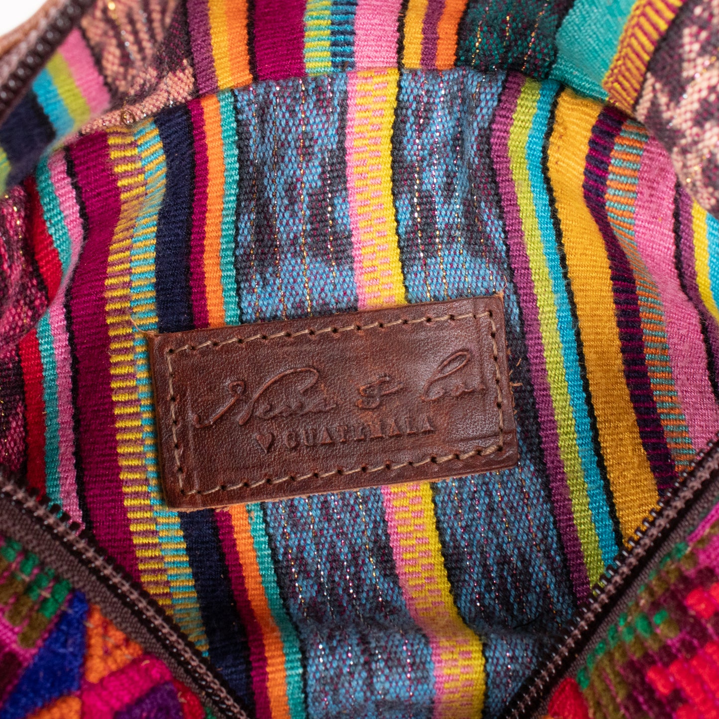 FANCY POUCH - OOAK HUIPIL - HONEY - NO. 18984