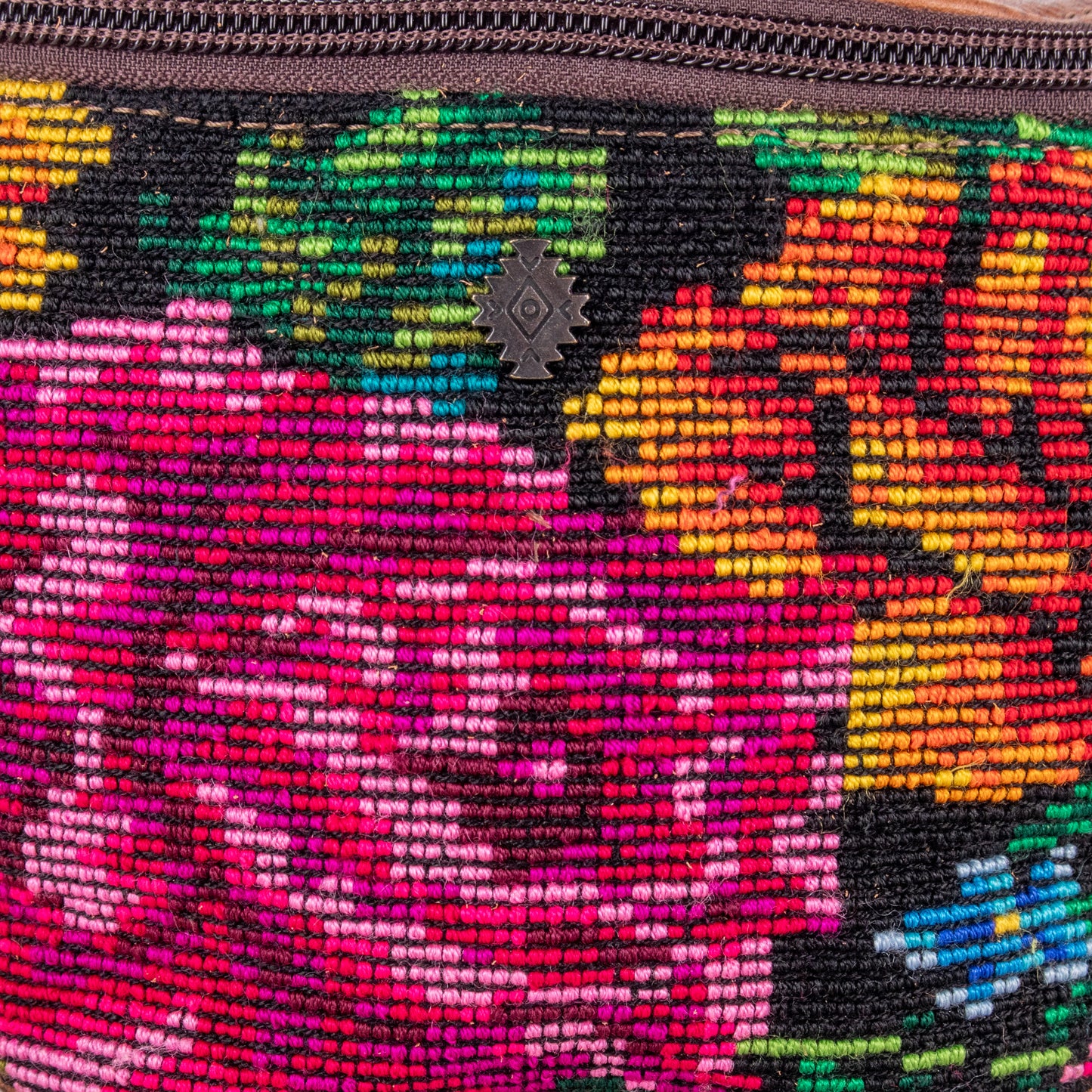 FANCY POUCH - OOAK HUIPIL - HONEY - NO. 18985