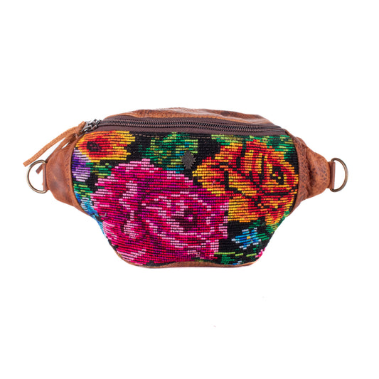 FANCY POUCH - OOAK HUIPIL - HONEY - NO. 18985