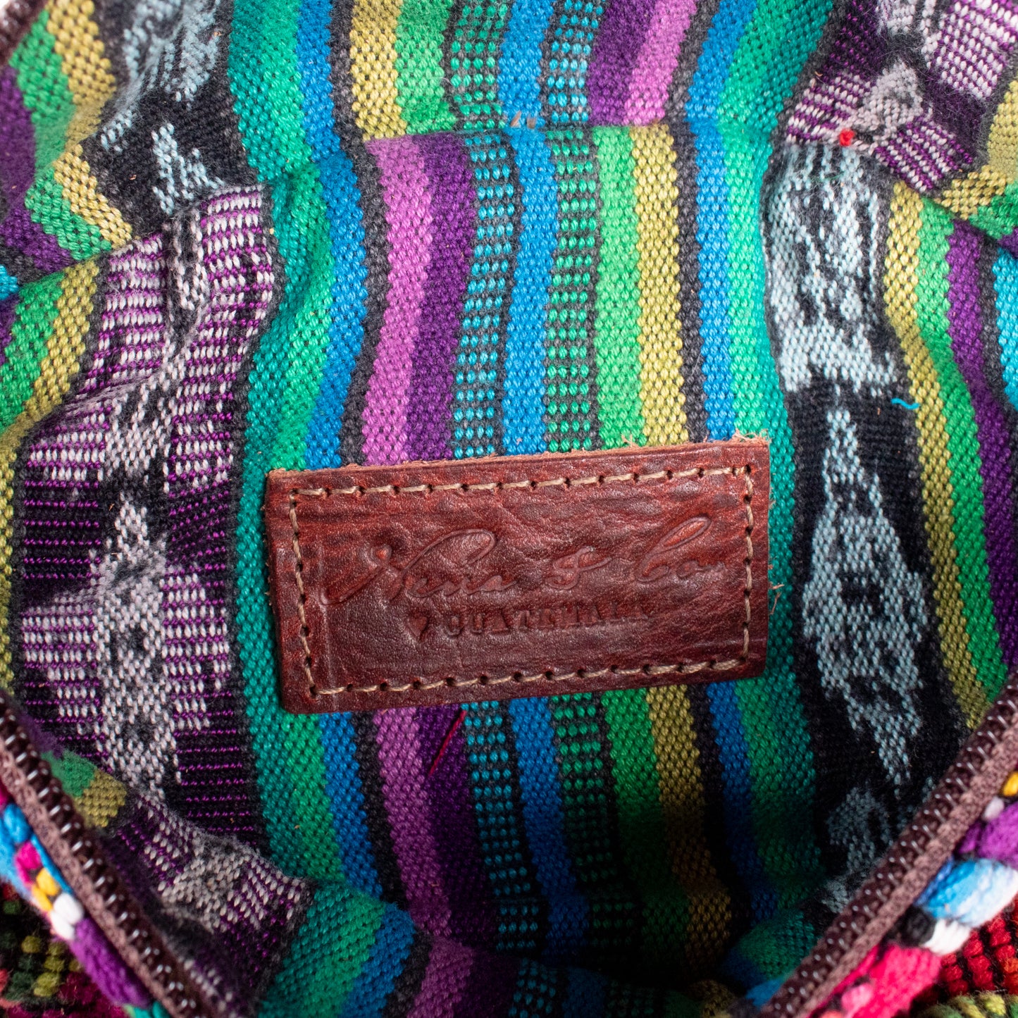 FANCY POUCH - OOAK HUIPIL - COPPER - NO. 18987