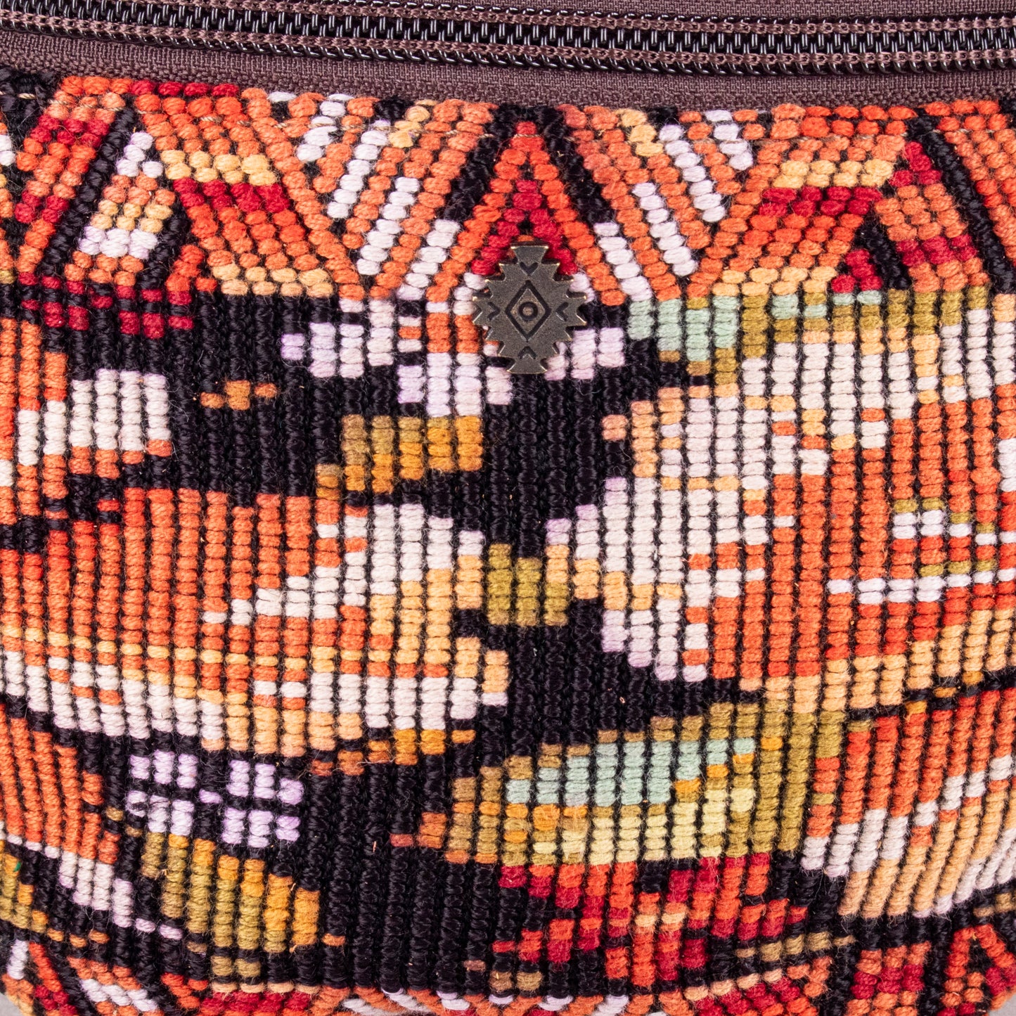 FANCY POUCH - OOAK HUIPIL - COPPER - NO. 18990