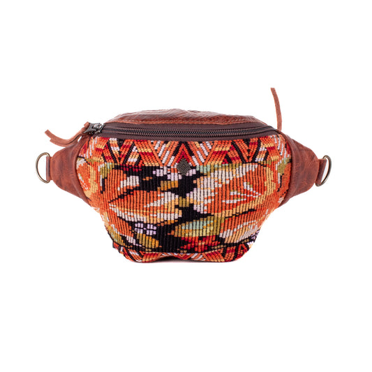 FANCY POUCH - OOAK HUIPIL - COPPER - NO. 18990