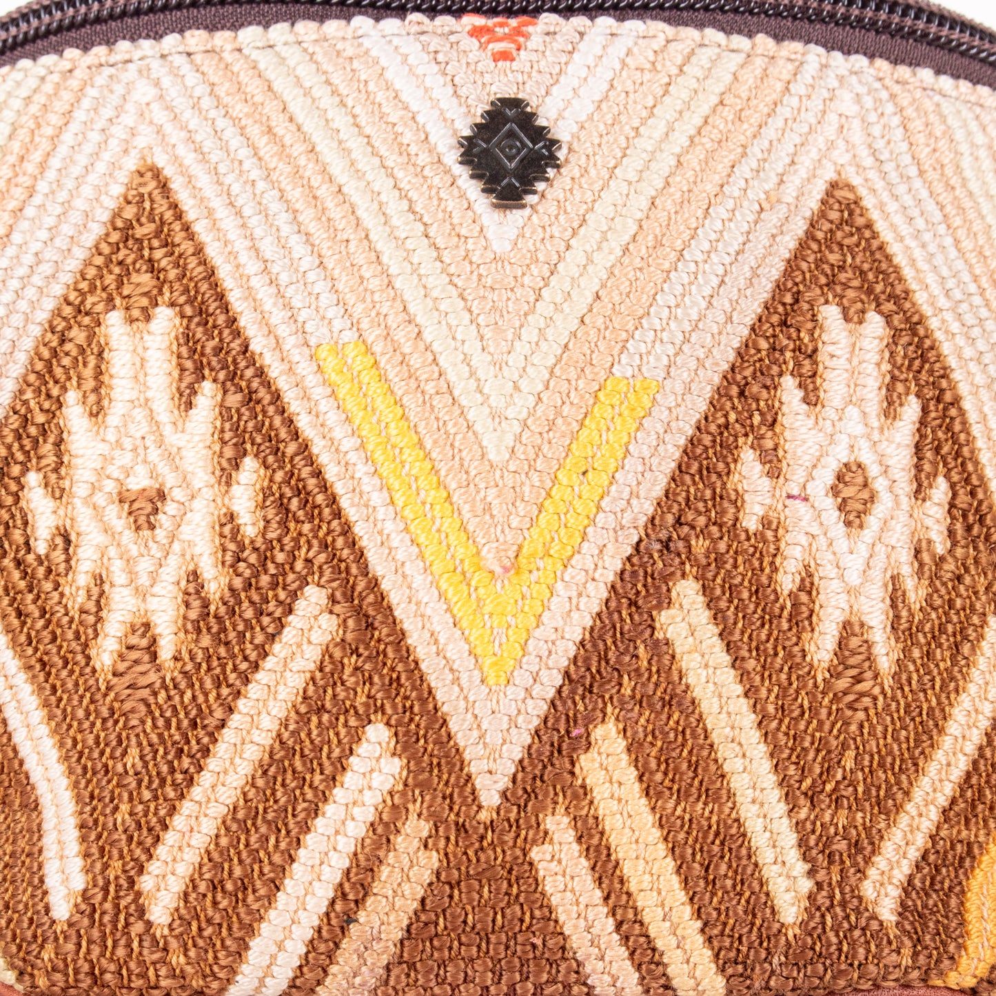 FANCY POUCH - OOAK HUIPIL - COPPER - NO. 18991