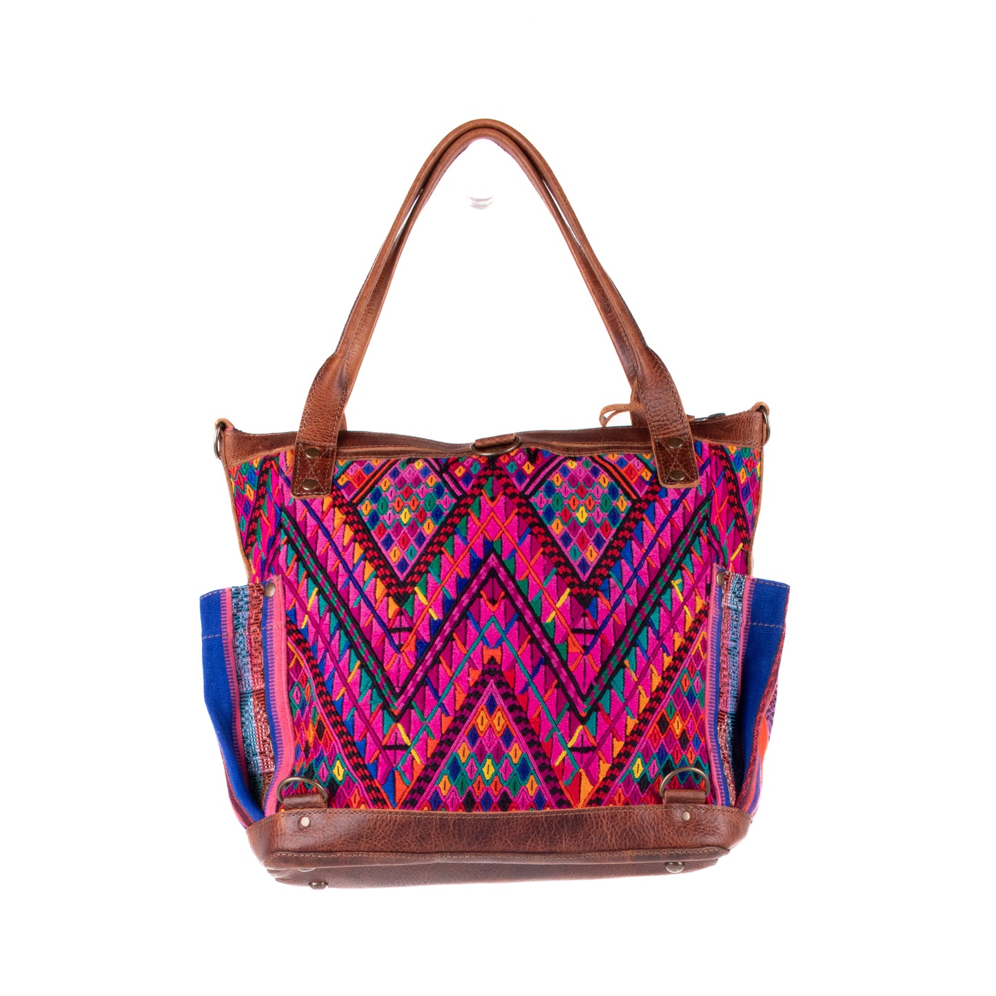 THE MEDIUM PERFECT BAG - OOAK HUIPIL - HONEY - NO. 19002