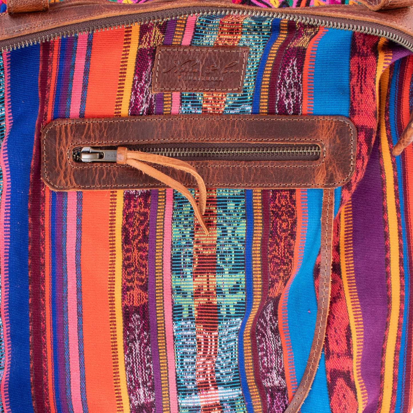 THE MEDIUM PERFECT BAG - OOAK HUIPIL - HONEY - NO. 19002