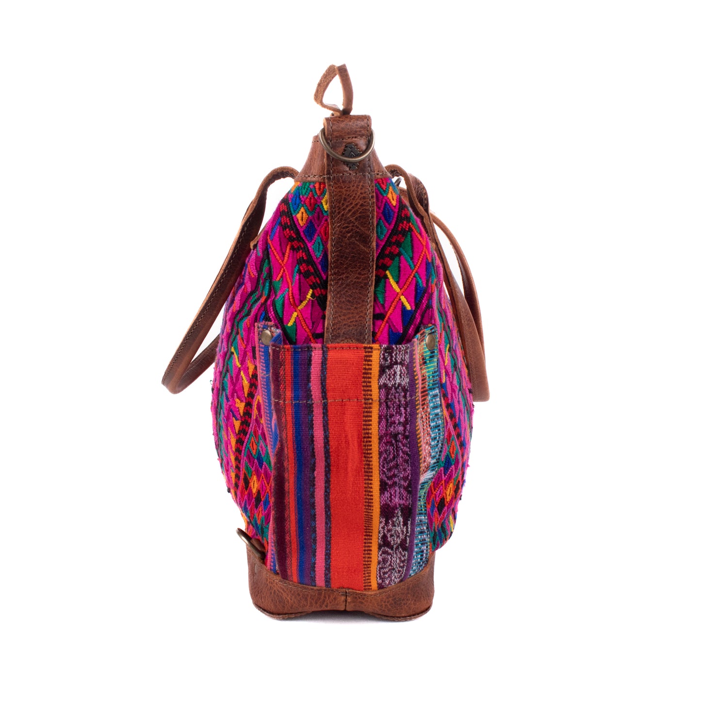 THE MEDIUM PERFECT BAG - OOAK HUIPIL - HONEY - NO. 19002