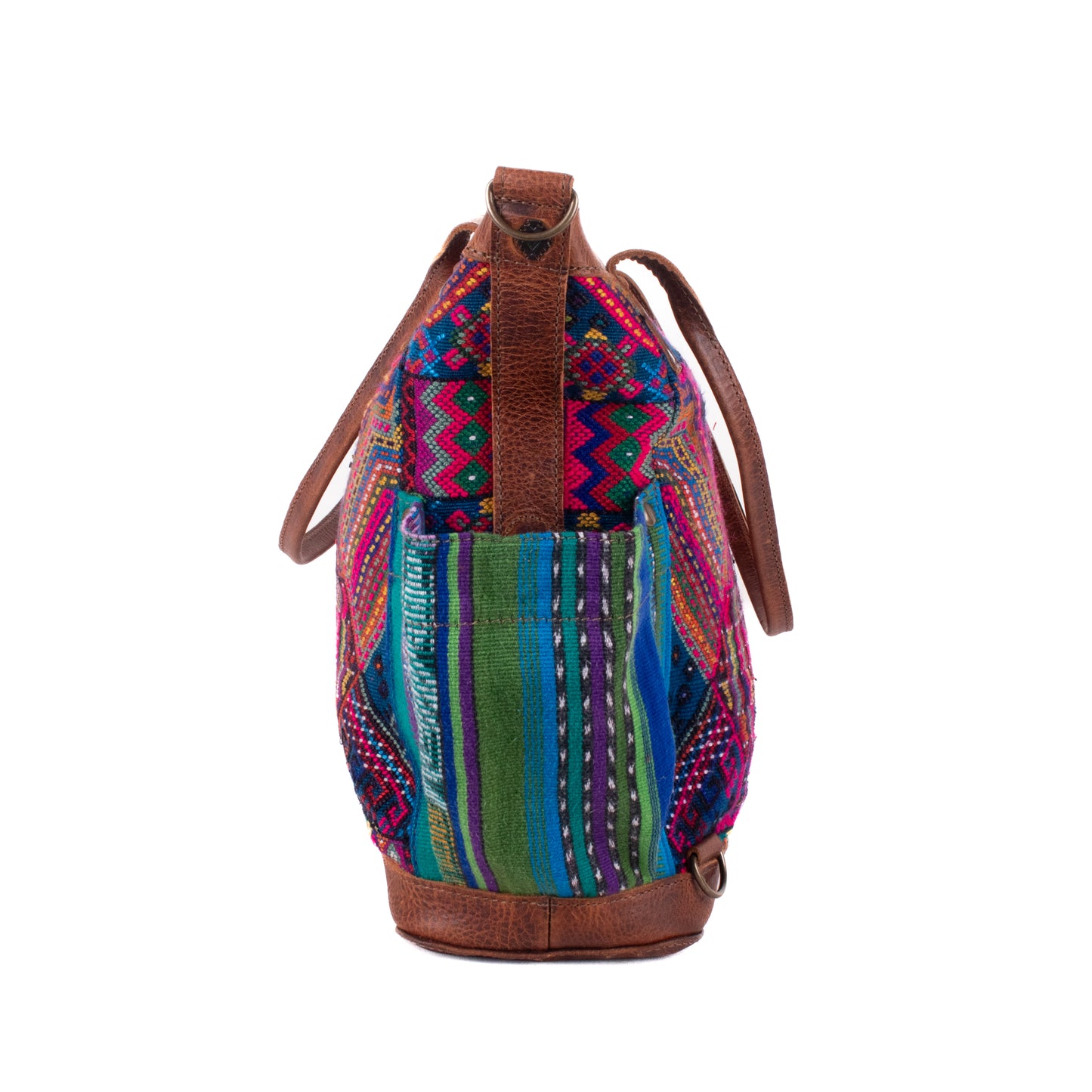 THE MEDIUM PERFECT BAG - OOAK HUIPIL - HONEY - NO. 19003