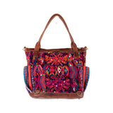 THE MEDIUM PERFECT BAG - OOAK HUIPIL - HONEY - NO. 19004