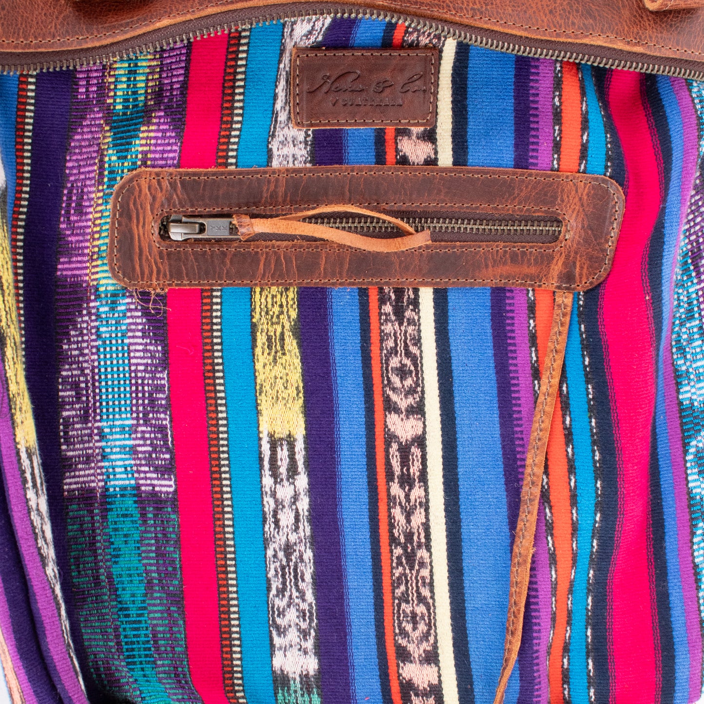 THE MEDIUM PERFECT BAG - OOAK HUIPIL - HONEY - NO. 19004