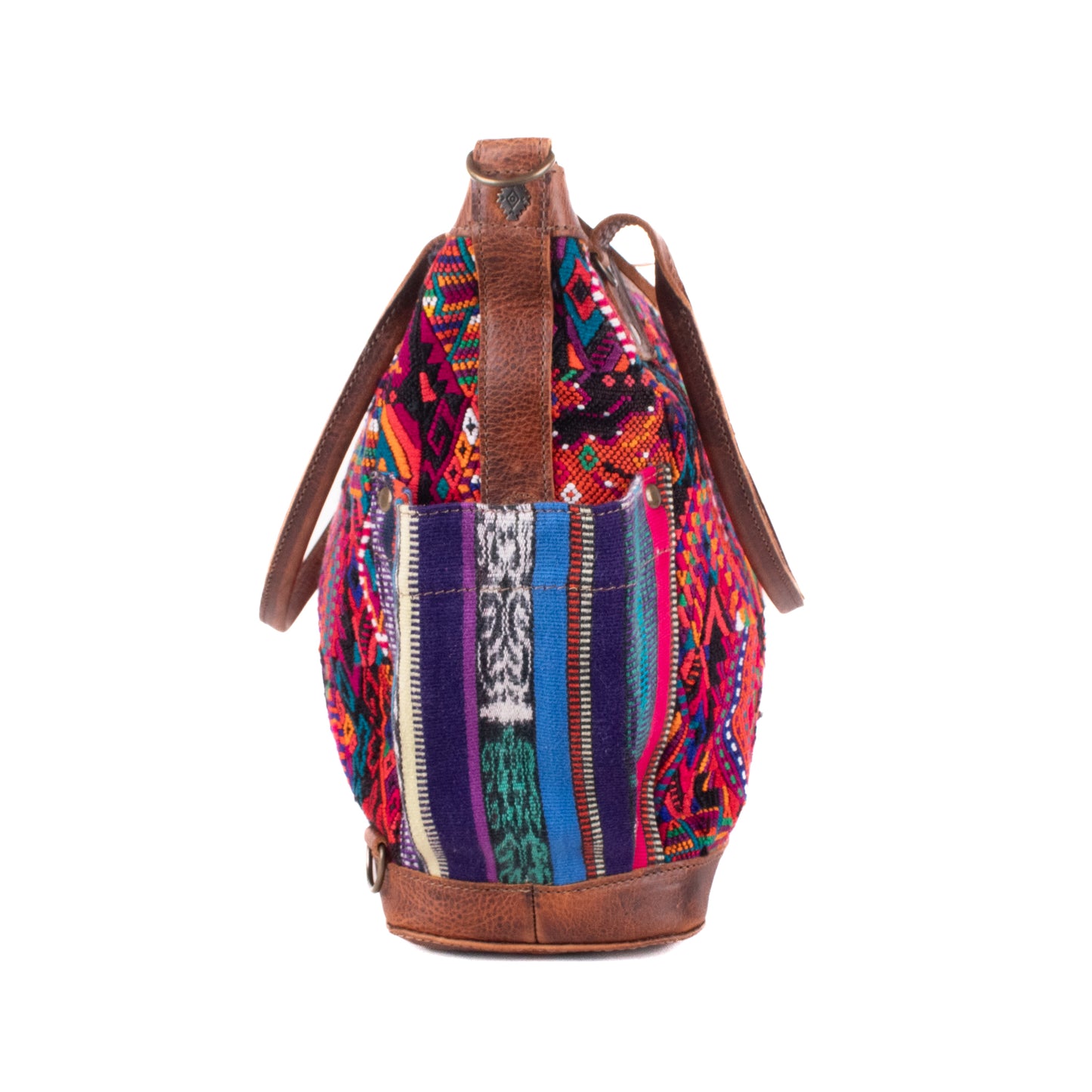 THE MEDIUM PERFECT BAG - OOAK HUIPIL - HONEY - NO. 19004