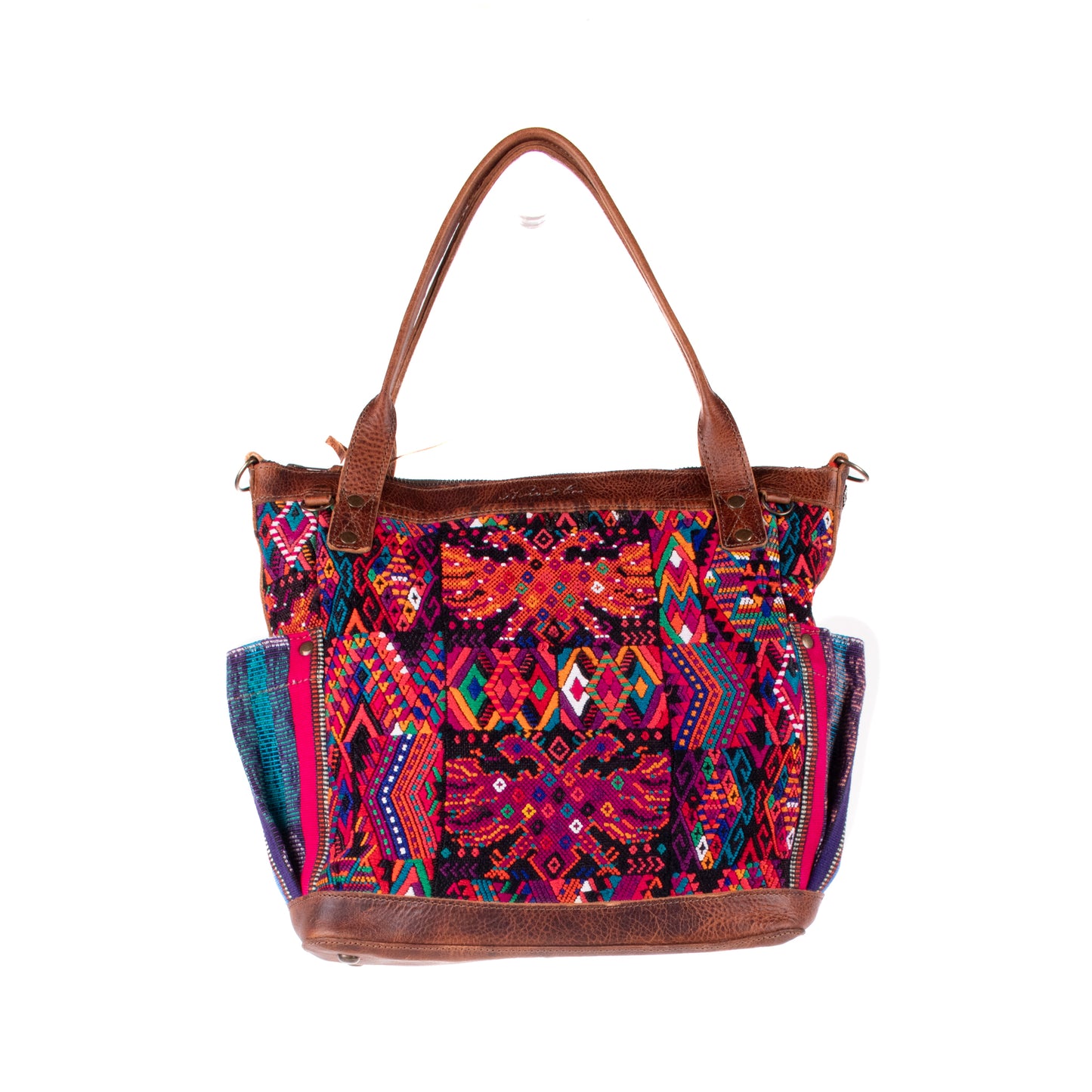 THE MEDIUM PERFECT BAG - OOAK HUIPIL - HONEY - NO. 19004