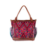 THE MEDIUM PERFECT BAG - OOAK HUIPIL - HONEY - NO. 19005