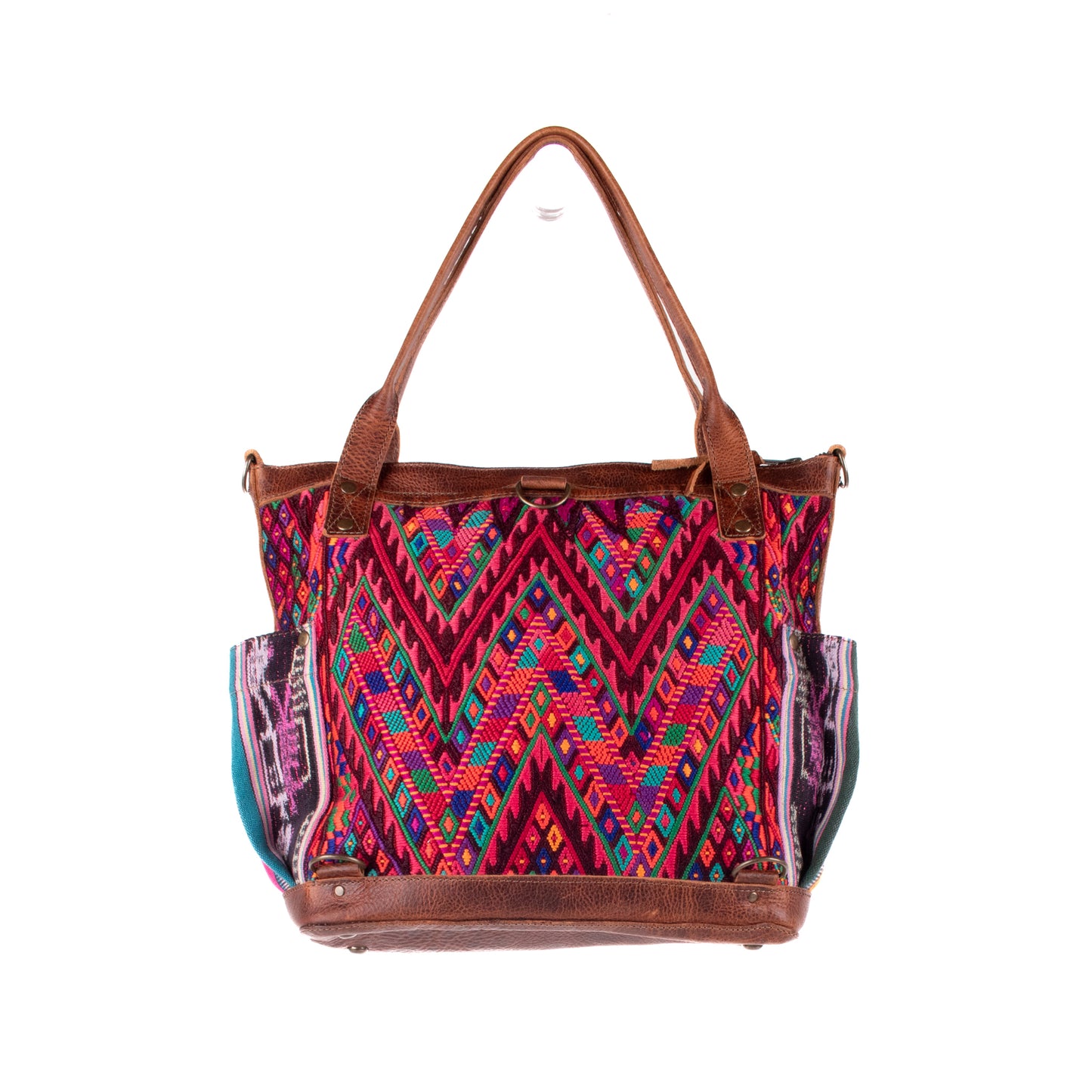 THE MEDIUM PERFECT BAG - OOAK HUIPIL - HONEY - NO. 19005