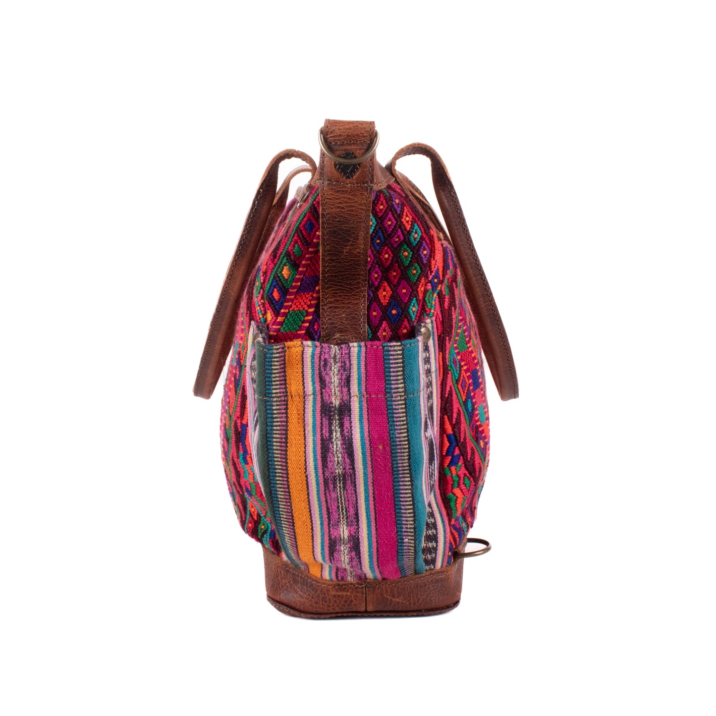 THE MEDIUM PERFECT BAG - OOAK HUIPIL - HONEY - NO. 19005