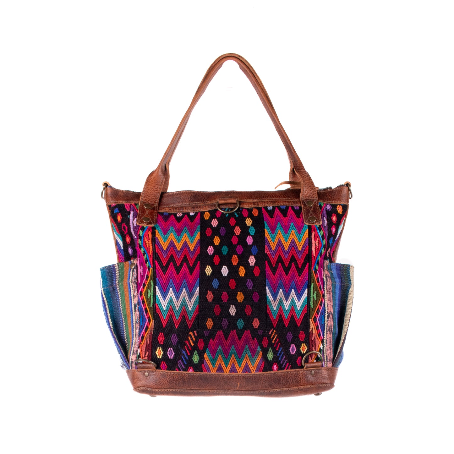 THE MEDIUM PERFECT BAG - OOAK HUIPIL - HONEY - NO. 19006