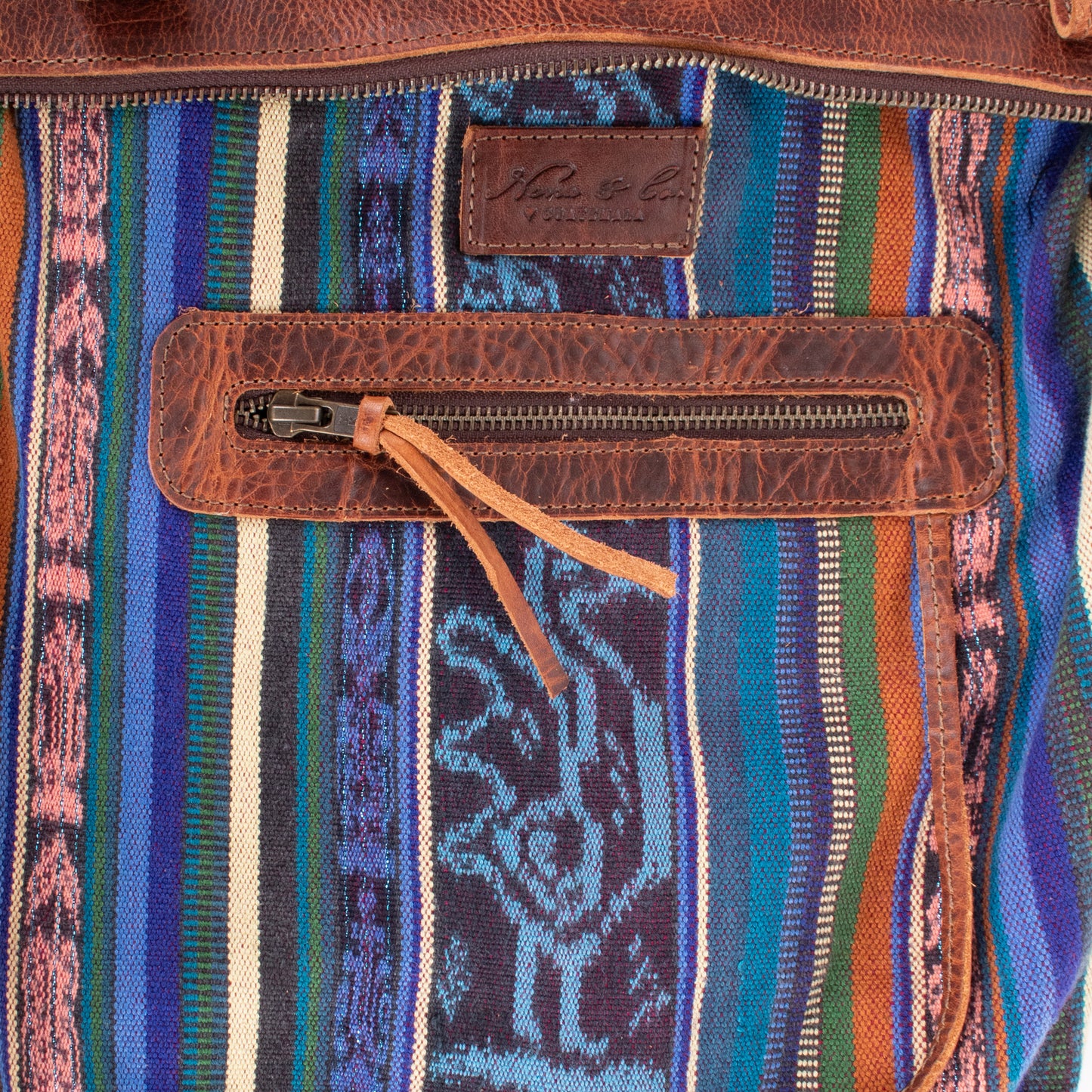 THE MEDIUM PERFECT BAG - OOAK HUIPIL - HONEY - NO. 19006