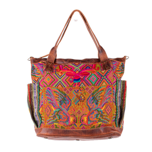 THE PERFECT BAG - OOAK HUIPIL - HONEY - NO. 19008