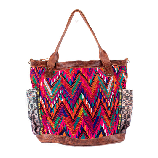 THE PERFECT BAG - OOAK HUIPIL - HONEY - NO. 19009